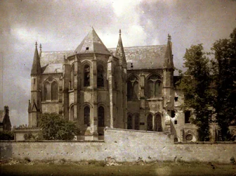Abtei Saint-Leger, Soissons, Aisne, Frankreich, 1917
